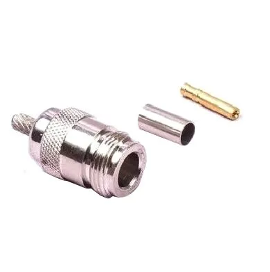 N Female Crimp Connector for LMR 240