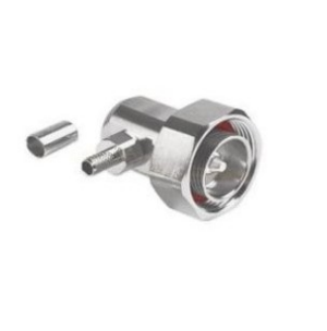 7/16 DIN Male Right Angle Crimp Connector For LMR200 Cable