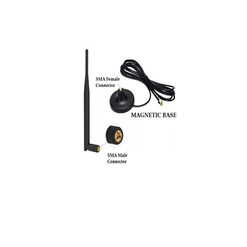 4G 5dBi Rubber Magnetic With RG174 Cable