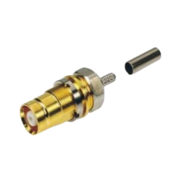 1.6 5.6 FEMALE BULKHEAD CRIMP CONNECTOR FOR BT 3002 CABLE