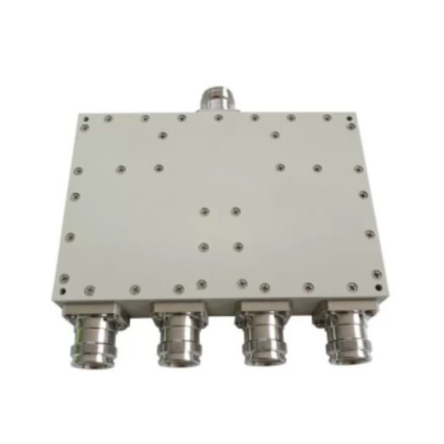 200W 4.3-10 Female 550 To 2700MHz Wilkinson 4 Way Divider