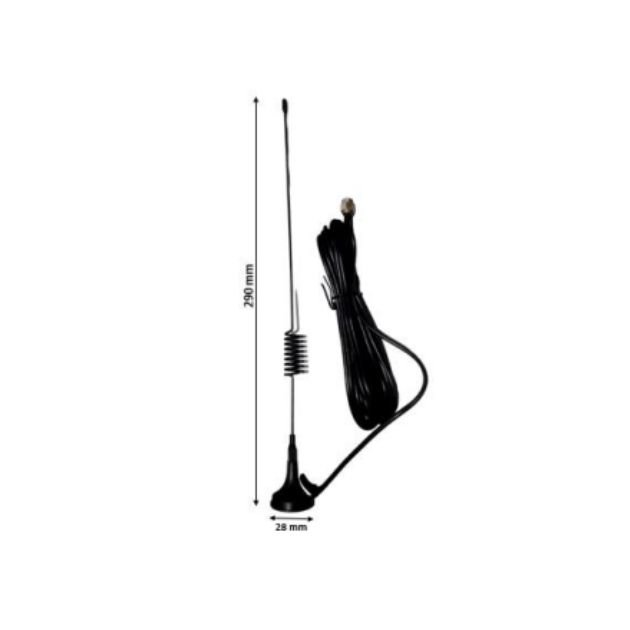 5 dBi Magnetic Mount Antenna with SMA RG 174 Cable 800-2700MHz