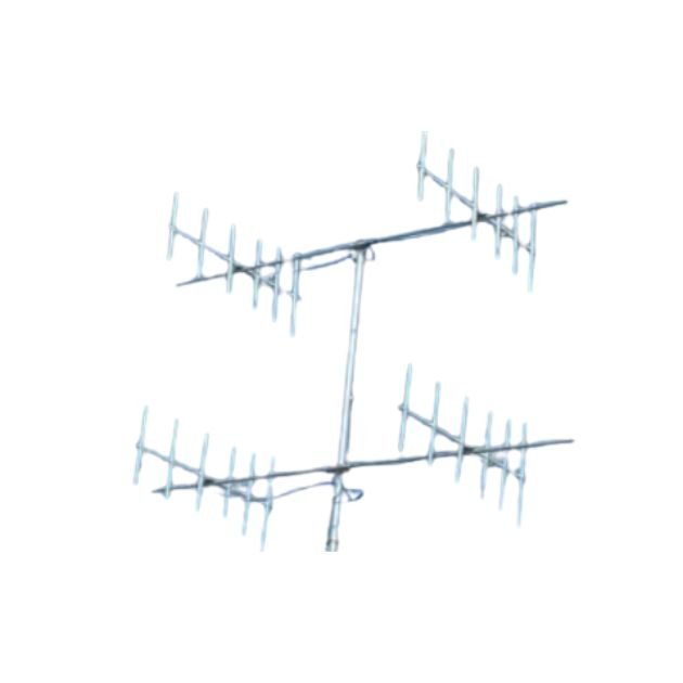 High Gain Quad Stacked Yagi Antenna (330-512 MHz)