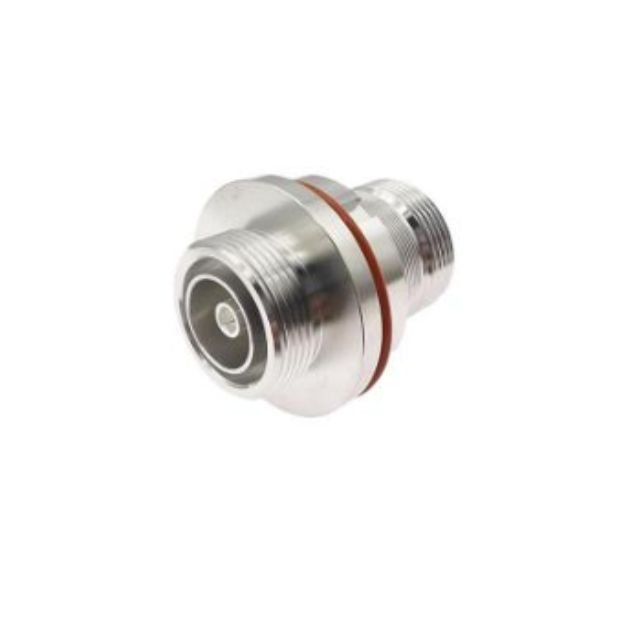 Low PIM DIN 7/16 Female to DIN 7/16 Female Bulkhead Adapter