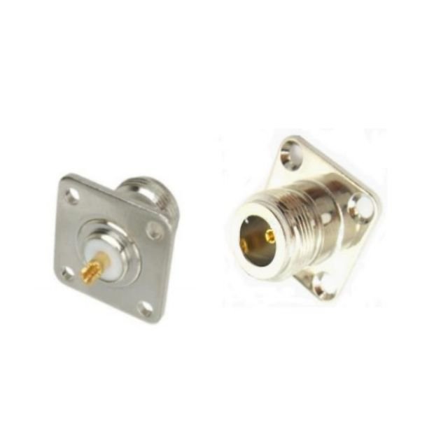 N Female 4H Flange Solder Pot