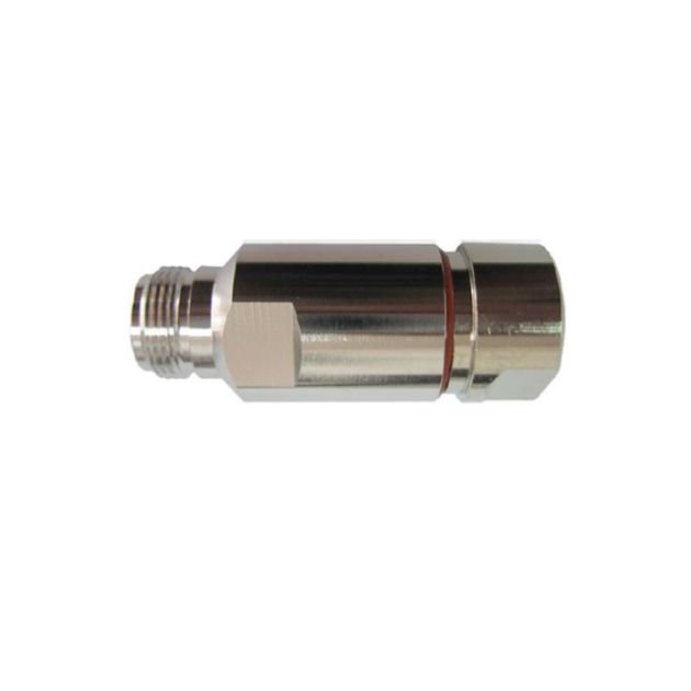 N Female Straight Connector for ½” Flexible Cable Clamp Type