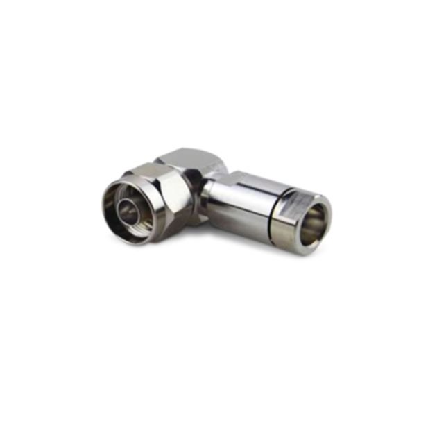 N Male RA Connector for ½” Flexible Cable Clamp Type