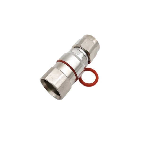 N Male Straight Connector For ½” Flexible Cable Clamp Type