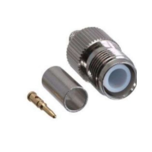 RP TNC FEMALE CRIMP CONNECTOR FOR RG 58, RG141 &LMR 195