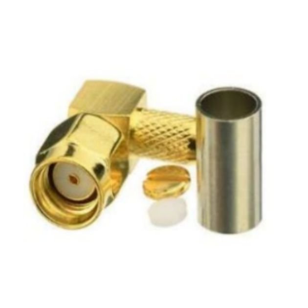 SMA Male RA RP LMR 200RG 58 Crimp
