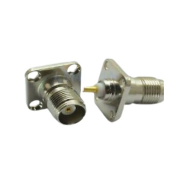 TNC Female 4H (17.5 Sq.) Flange Solder Pot (SRFS-TNCF4H17.5)