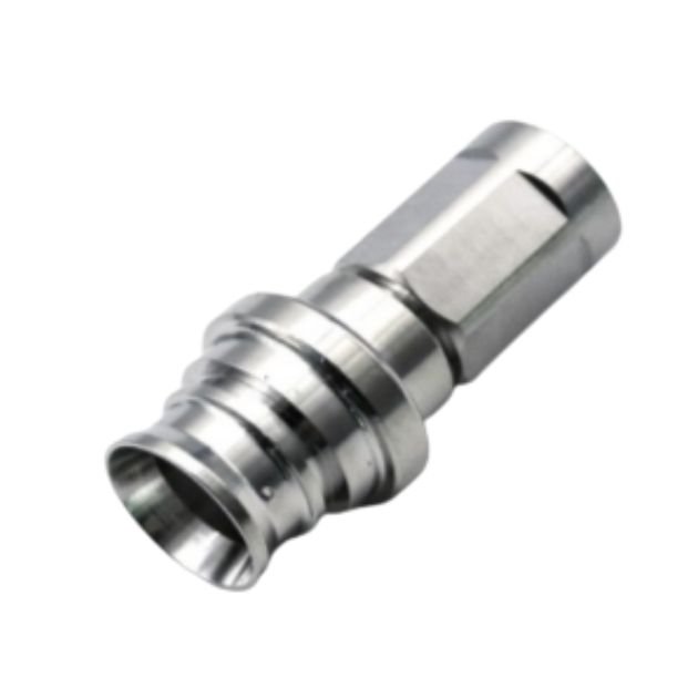 NEX10 Male Straight Connector for 3/8” Superflex Cable Soldering