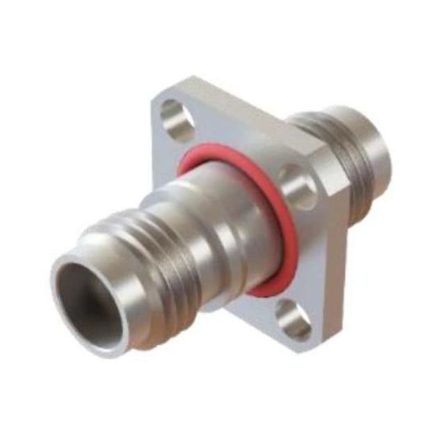 2.4mm Female to 2.4mm Female 4 Hole Flange Adapterr