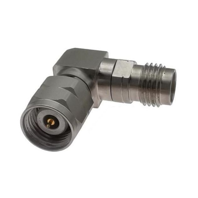 2.4mm Female to 2.4mm Male Right Angle Adapter