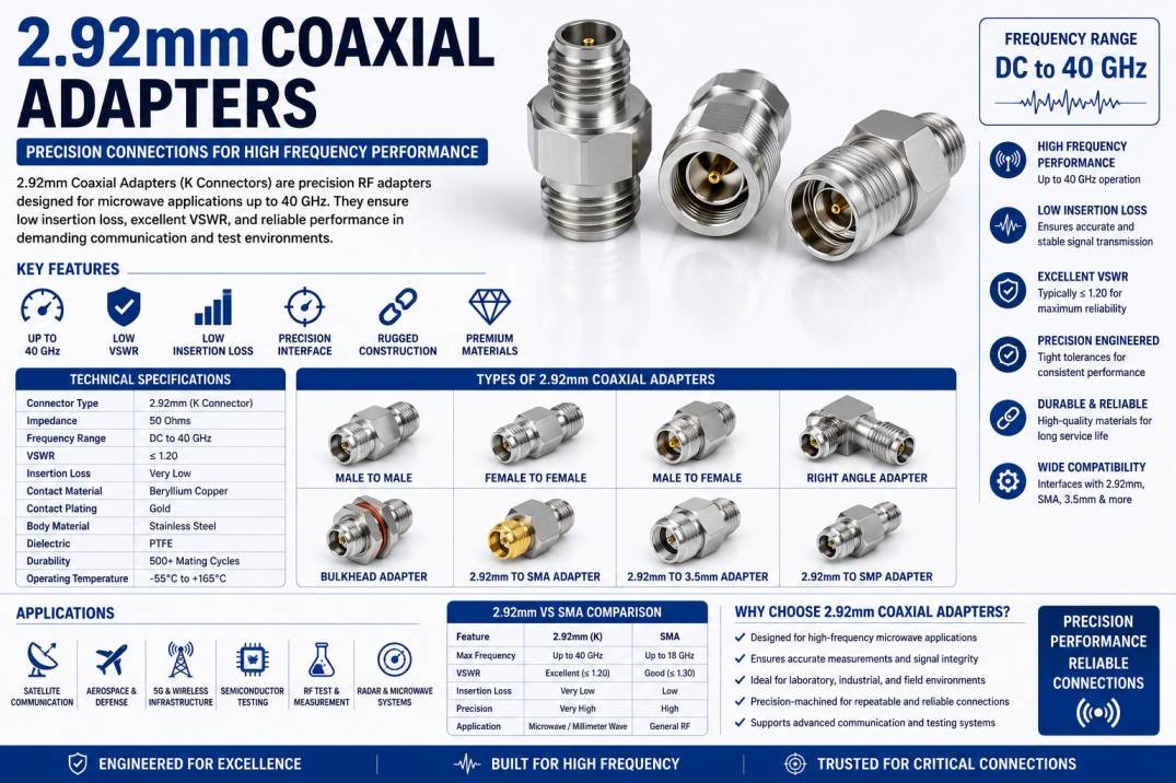 2.92mm Coaxial Adapters