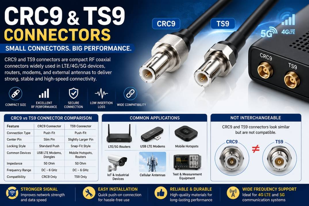 CRC9 & TS9 Connectors