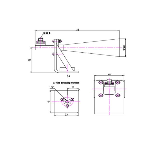 Horn Antenna (18-40 MHz)