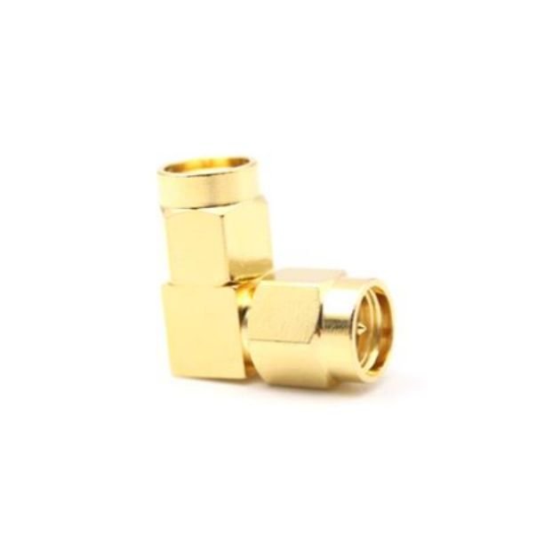 SMA Male to Male Right Angle RF Coaxial Adaptor DC-6 GHz