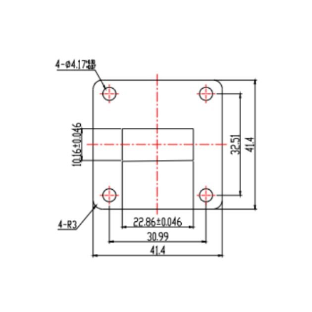 Waveguide to Coaxial Adapter (End-Launch) SRFS100WECANKPC