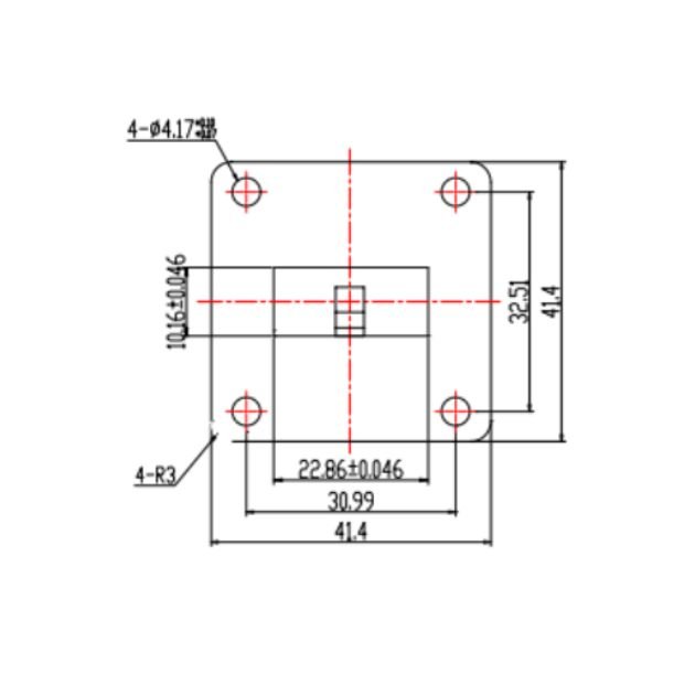 Waveguide to Coaxial Adapter (End-Launch) SRFS100WECASKPC