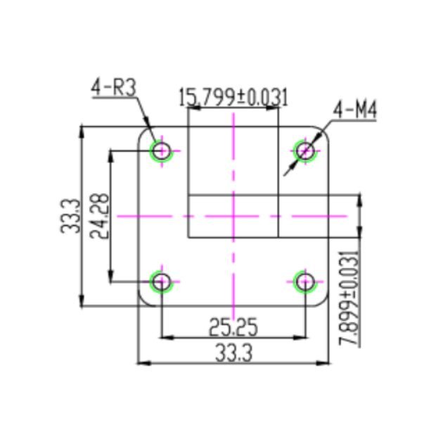Waveguide to Coaxial Adapter (End-Launch) SRFS140WECASKPC