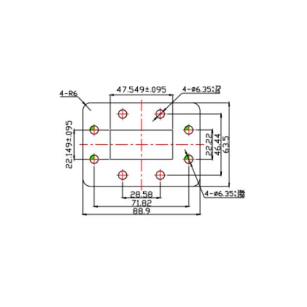 Waveguide to Coaxial Adapter (End-Launch) SRFS48WCASKPA