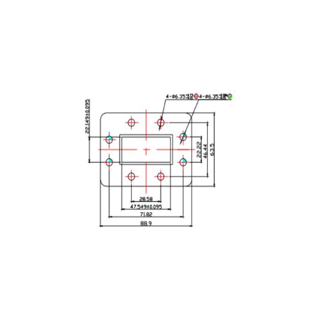 Waveguide to Coaxial Adapter (End-Launch) SRFS48WECANKPA