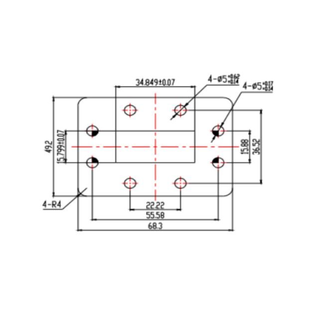 Waveguide to Coaxial Adapter (End-Launch) SRFS70WECASKPC