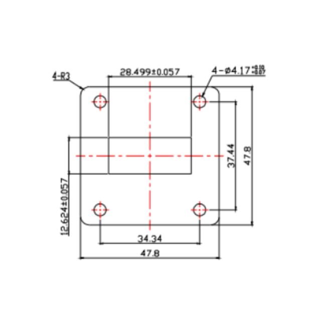 Waveguide to Coaxial Adapter (End-Launch) SRFS84WECANKPC
