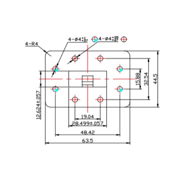 Waveguide to Coaxial Adapter (End-Launch) SRFS84WECASKPC