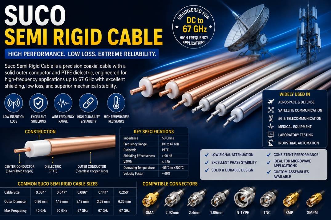Suco Semi Rigid Cable