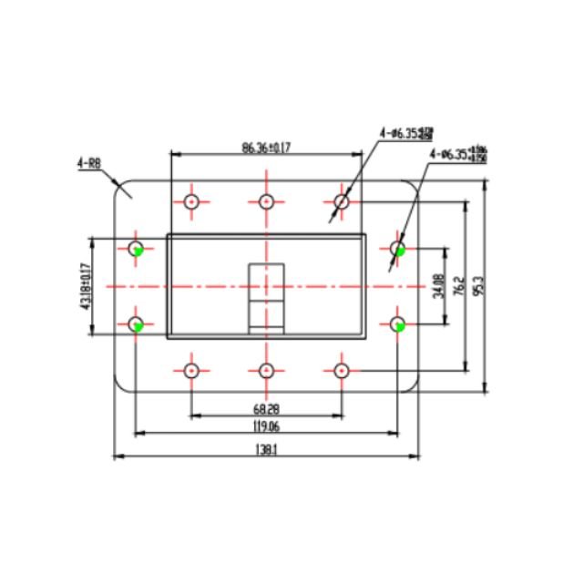 Waveguide to Coaxial Adapter (End-Launch) SRFS26WECANKPA