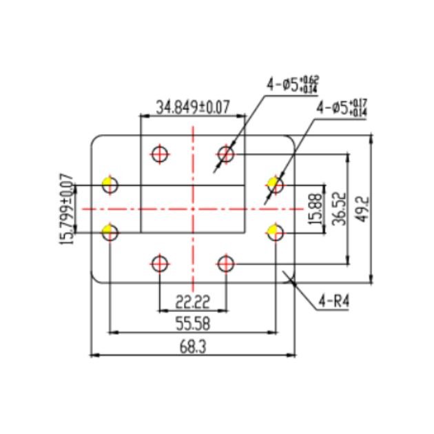 Waveguide to Coaxial Adapter (End-Launch) SRFS70WECANKPC