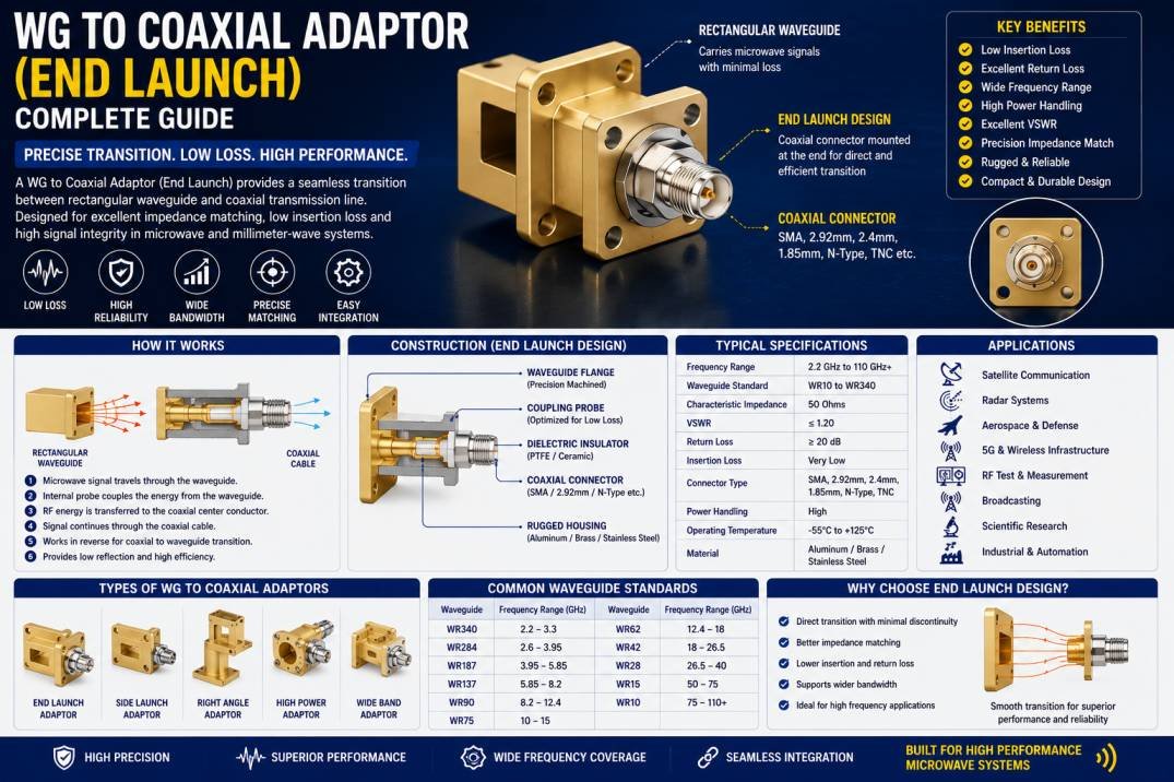 WG to Coaxial Adaptors