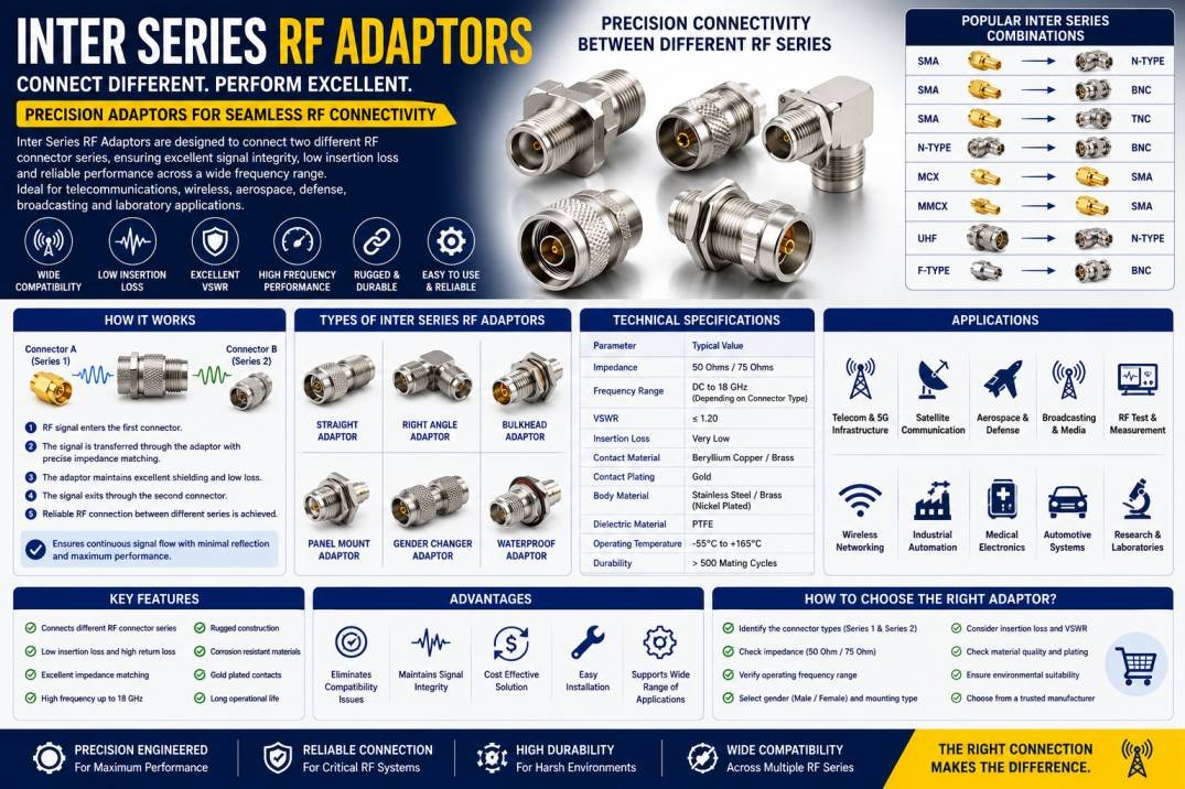 Inter Series RF Adaptors