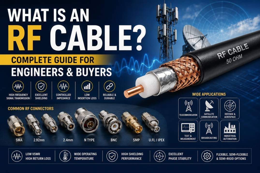 What Is an RF Cable? Complete Guide for Engineers & Buyers