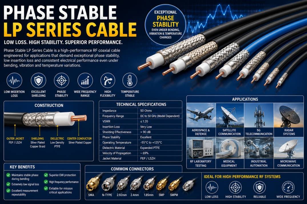 Phase Stable LP Series Cable