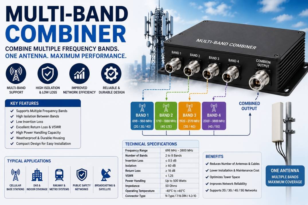 Multi-Band Combiners