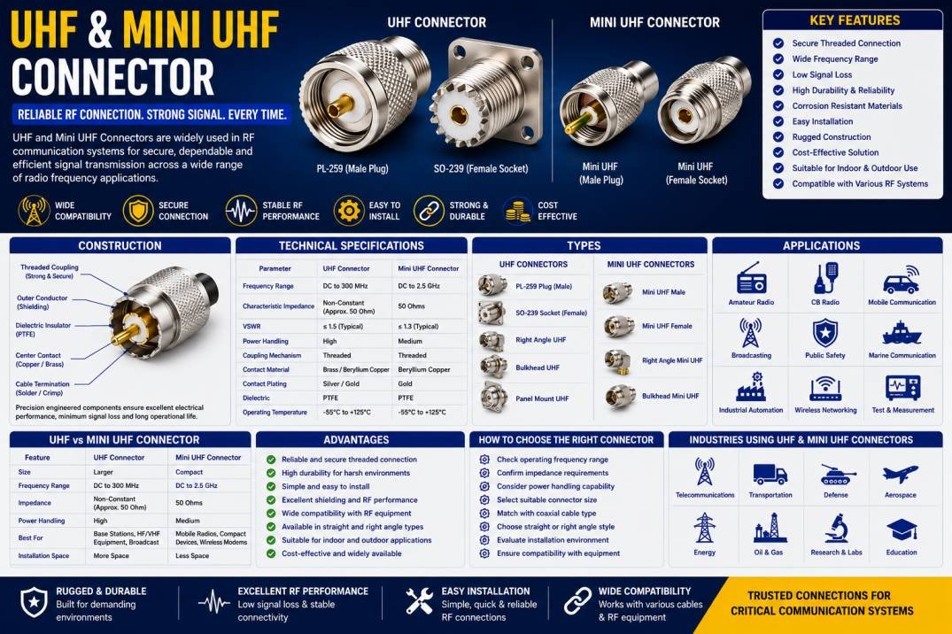 UHF & Mini UHF Connectors
