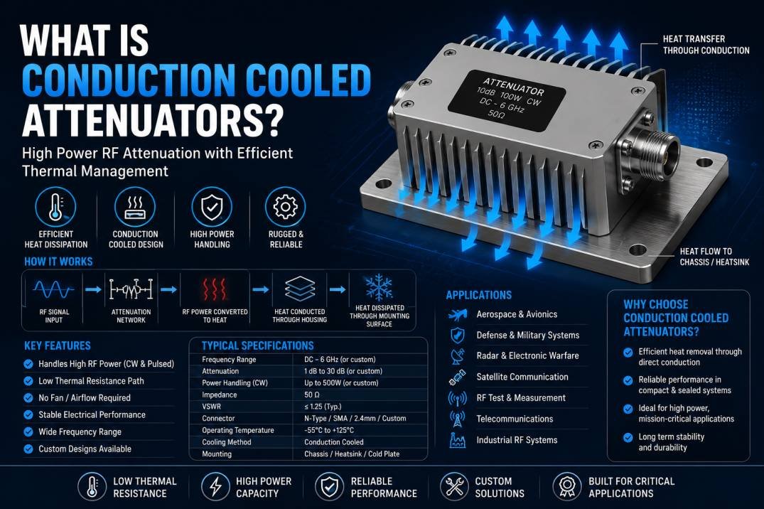 Conduction Cooled Attenuator