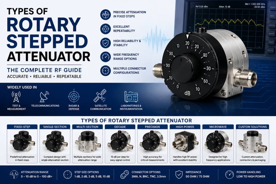 rotary stepped attenuator